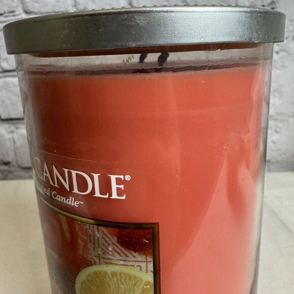 YANKEE CANDLE STRAWBERRY LEMON ICE Two-Wick 22 oz Candle TESTED WICK - Picture 3 of 4